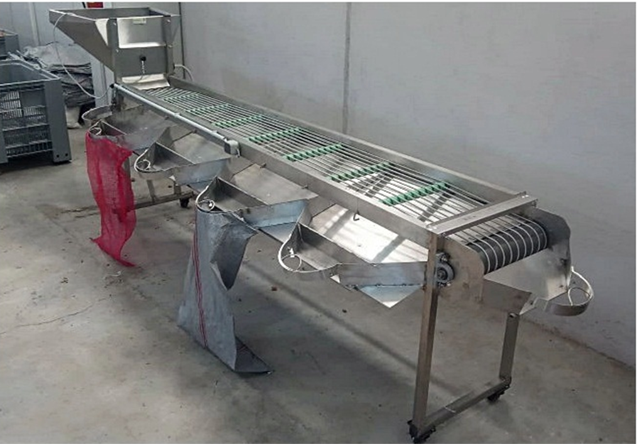 Εικόνα 10. Διαλογέας Μεγέθους Καρυδιού. INOX Διαλογέας Μεγέθους Καρυδιού 4 κατηγοριών